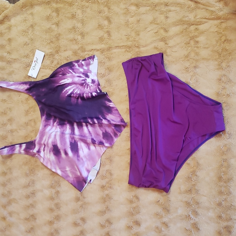 Rose Gal 2 piece swimsuit